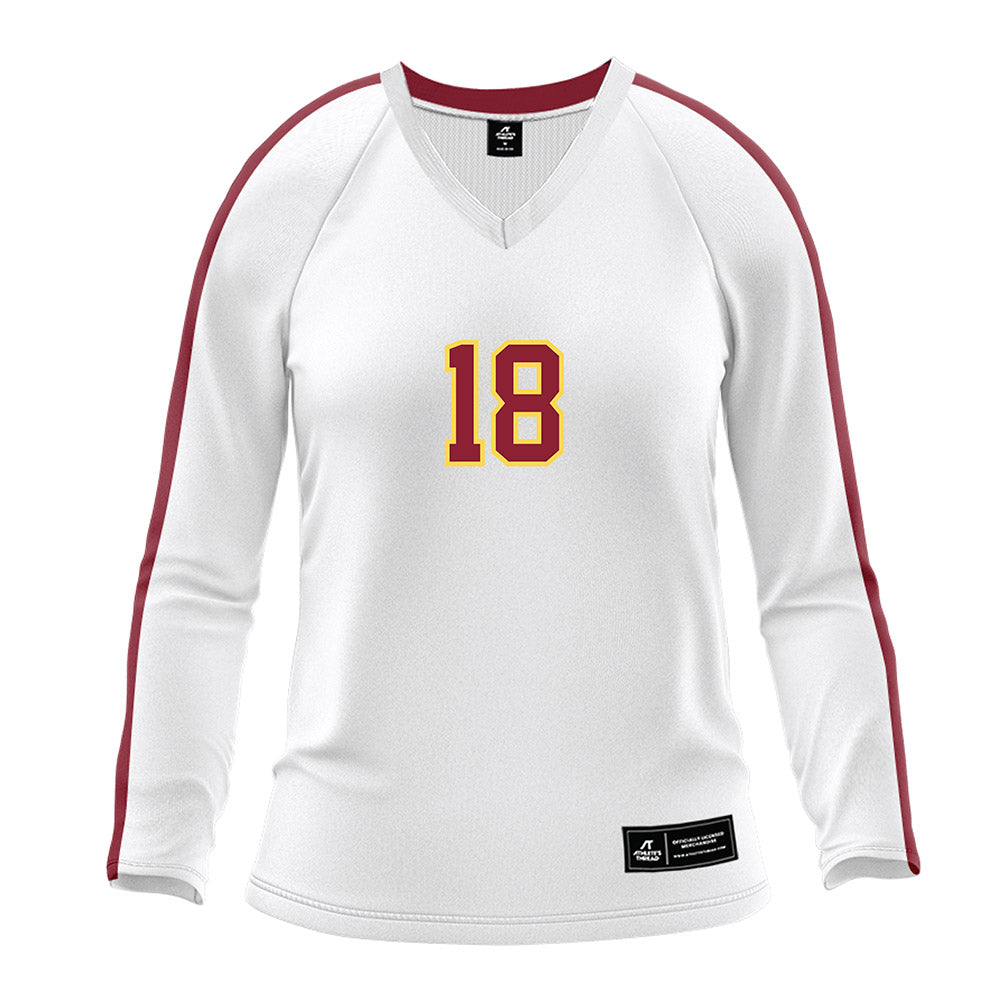NSU - NCAA Women's Volleyball : Linnea Nesheim - White Volleyball Jersey-0