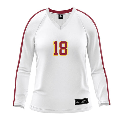 NSU - NCAA Women's Volleyball : Linnea Nesheim - White Volleyball Jersey-0