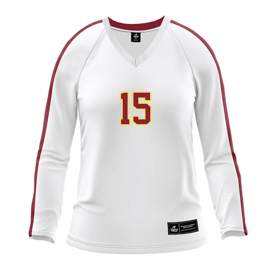 NSU - NCAA Women's Volleyball : Sidonia Wattier - White Volleyball Jersey-0