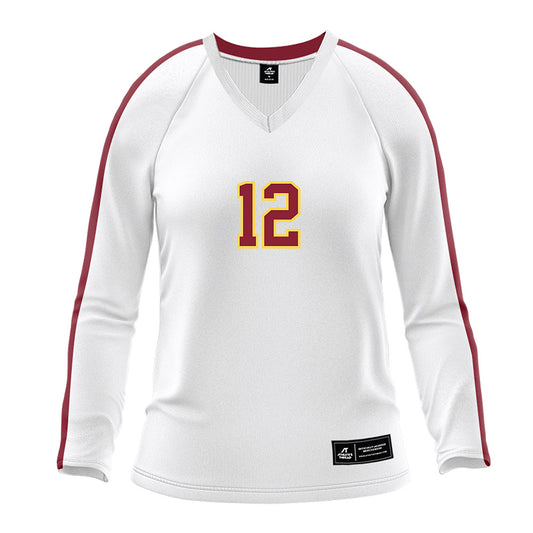 NSU - NCAA Women's Volleyball : Avery Maasdorf - White Volleyball Jersey-0