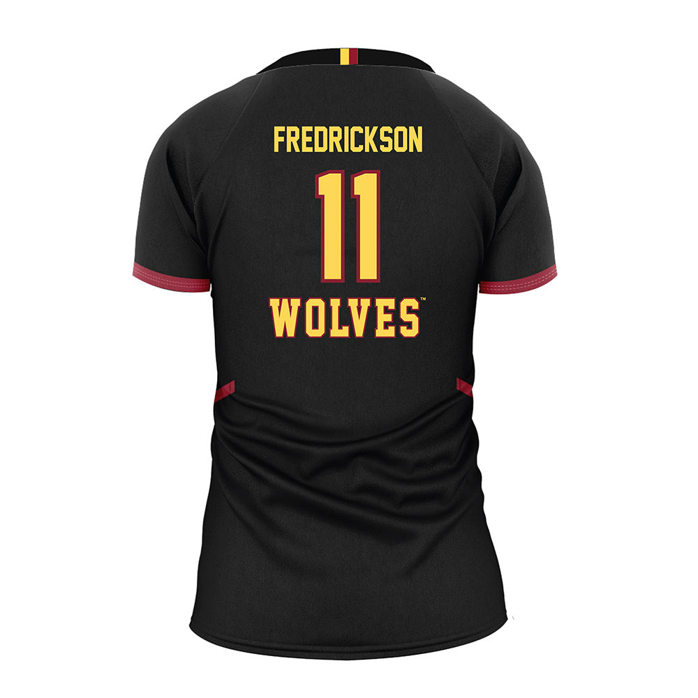 NSU - NCAA Women's Volleyball : Logan Fredrickson - Black Volleyball Jersey-1