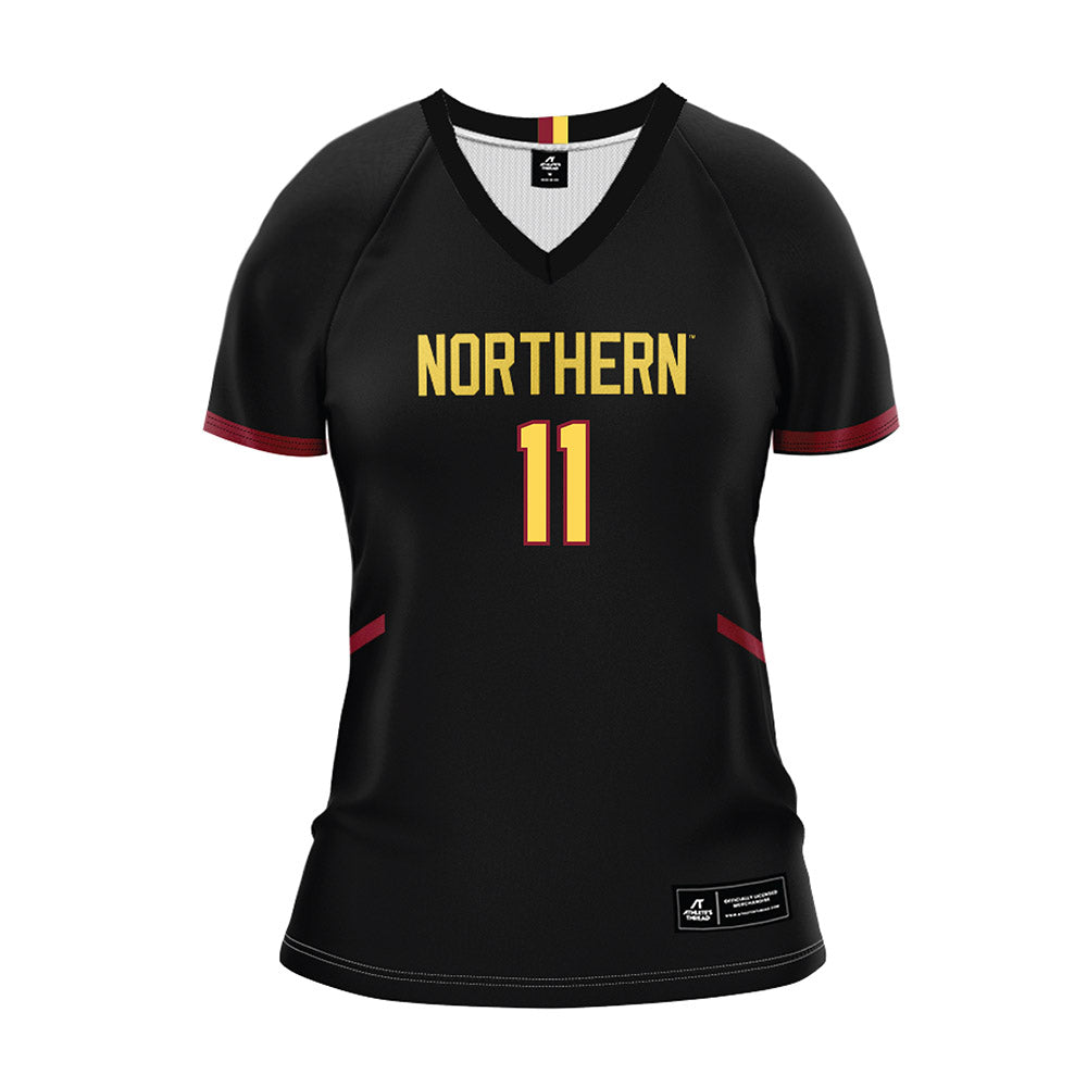 NSU - NCAA Women's Volleyball : Logan Fredrickson - Black Volleyball Jersey-0