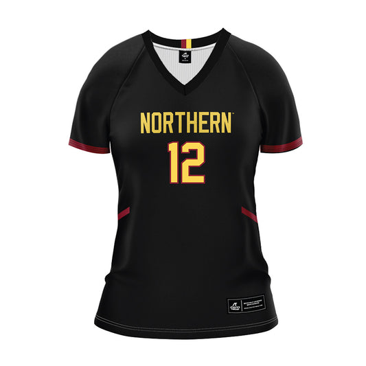NSU - NCAA Women's Volleyball : Avery Maasdorf - Black Volleyball Jersey-0
