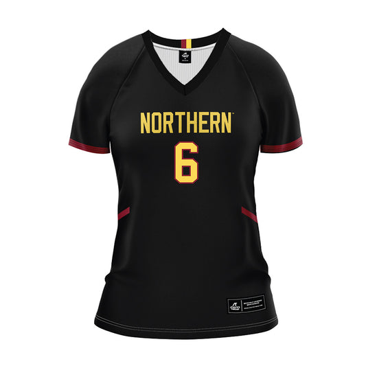 NSU - NCAA Women's Volleyball : Maggie Smith - Black Volleyball Jersey-0