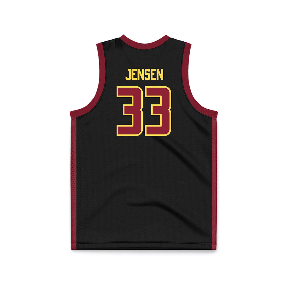 NSU - NCAA Women's Basketball : Brooke Jensen - Black Basketball Jersey-1