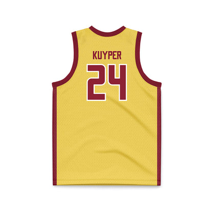 NSU - NCAA Women's Basketball : Carli Kuyper - Yellow Basketball Jersey-1