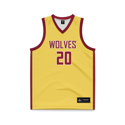 NSU - NCAA Women's Basketball : Izzy Guetzlaff - Yellow Basketball Jersey-0