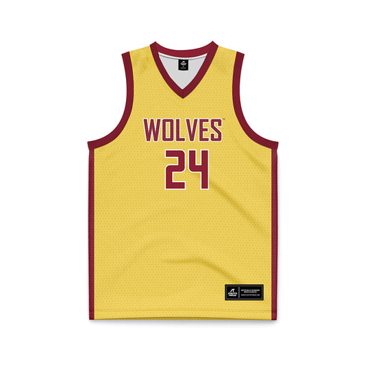 NSU - NCAA Women's Basketball : Carli Kuyper - Yellow Basketball Jersey-0