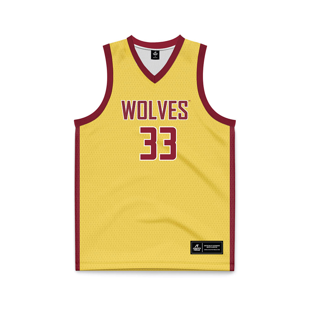 NSU - NCAA Women's Basketball : Brooke Jensen - Yellow Basketball Jersey-0