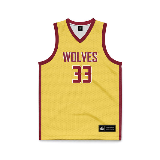 NSU - NCAA Women's Basketball : Brooke Jensen - Yellow Basketball Jersey-0