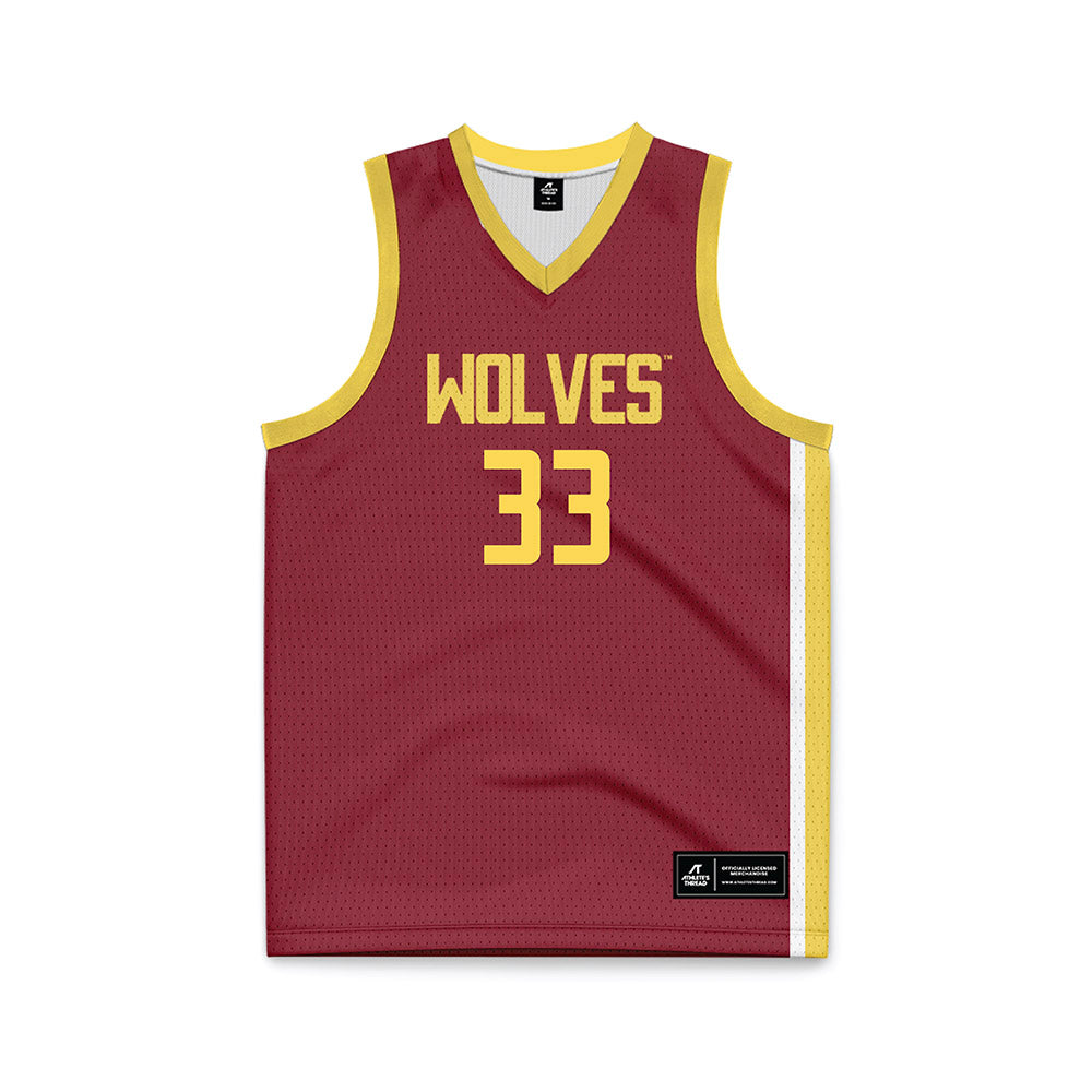 NSU - NCAA Women's Basketball : Brooke Jensen - Maroon Basketball Jersey-0