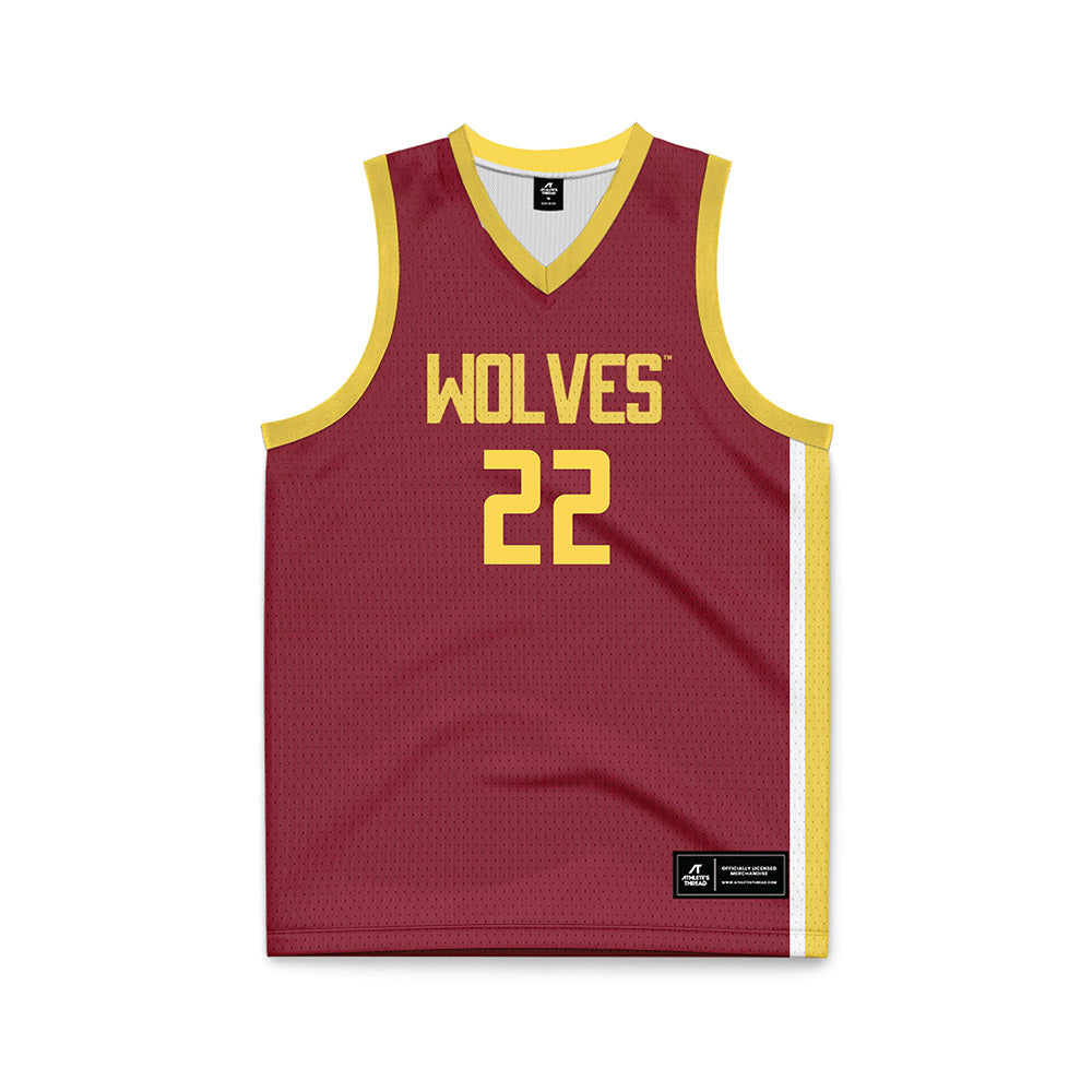 NSU - NCAA Women's Basketball : Ava Hanson - Maroon Basketball Jersey-0