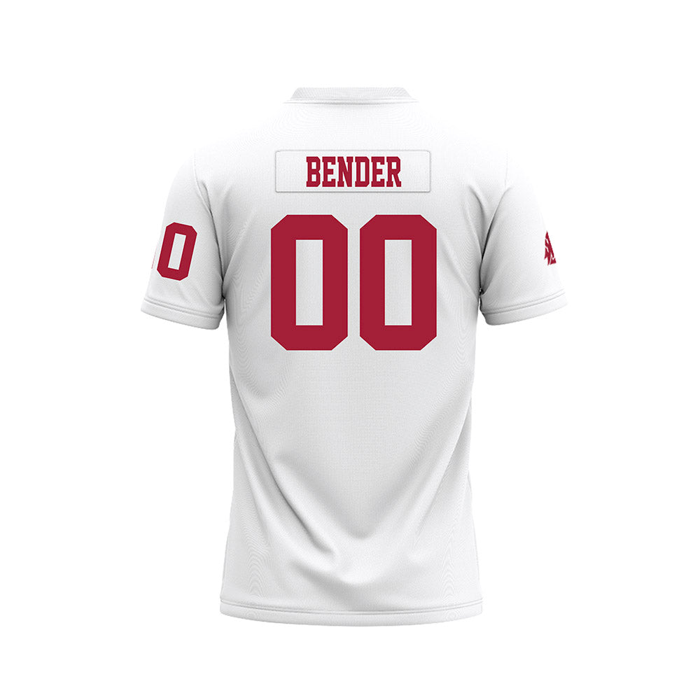 WSU - NCAA Football : Oliver Bender - White Football Jersey-1