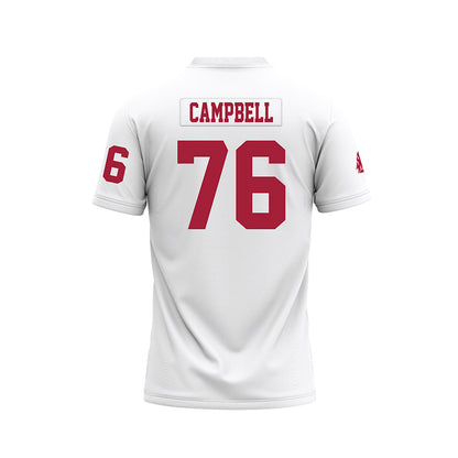 WSU - NCAA Football : Grayson Campbell - White Football Jersey-1