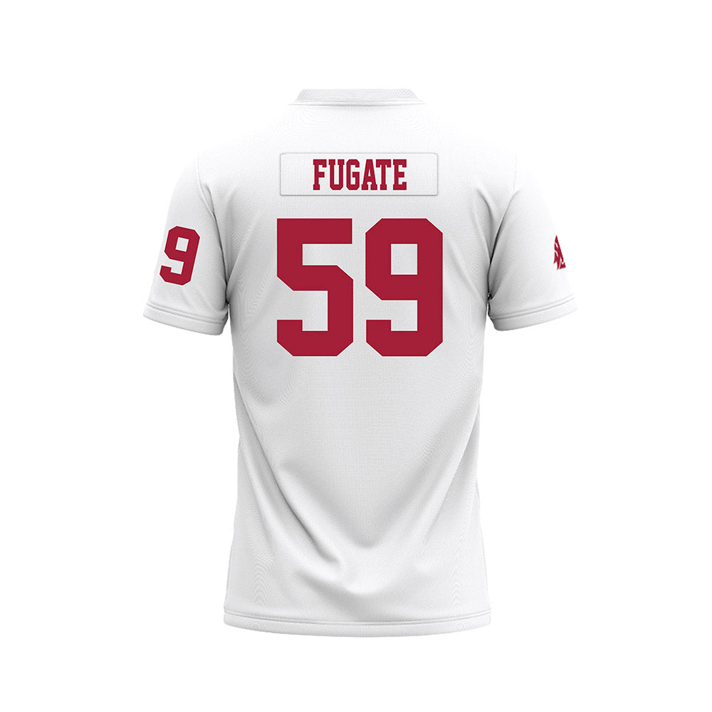 WSU - NCAA Football : Gavin Fugate - White Football Jersey-1