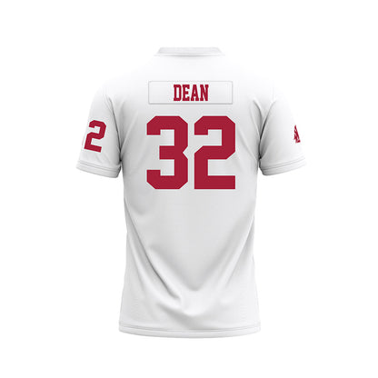 WSU - NCAA Football : Max Dean - White Football Jersey-1