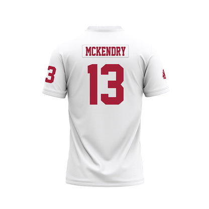 WSU - NCAA Football : Ryan McKendry - White Football Jersey-1