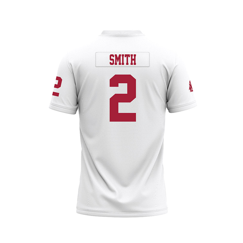 WSU - NCAA Football : Jamarey smith - White Football Jersey-1