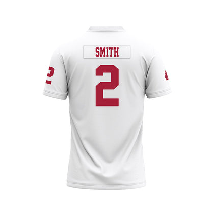 WSU - NCAA Football : Jamarey smith - White Football Jersey-1