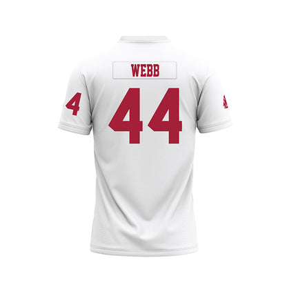 WSU - NCAA Football : Luke Webb - White Football Jersey-1