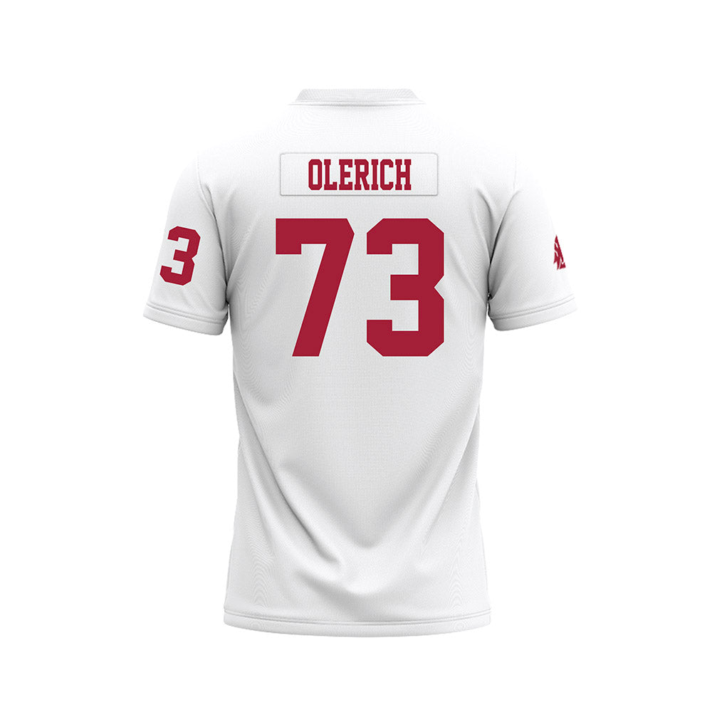 WSU - NCAA Football : AJ Olerich - White Football Jersey-1