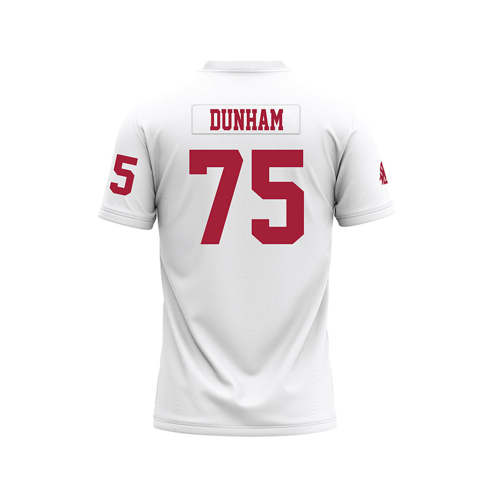 WSU - NCAA Football : Noah Dunham - White Football Jersey-1