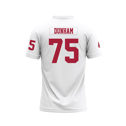 WSU - NCAA Football : Noah Dunham - White Football Jersey-1