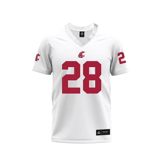 WSU - NCAA Football : Kyle Peterson - White Football Jersey-0