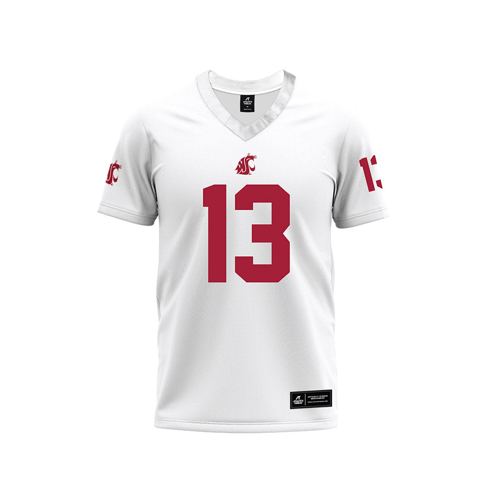 WSU - NCAA Football : Ryan McKendry - White Football Jersey-0