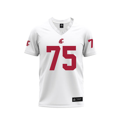 WSU - NCAA Football : Noah Dunham - White Football Jersey-0