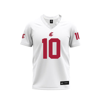 WSU - NCAA Football : Lance McGee - White Football Jersey-0