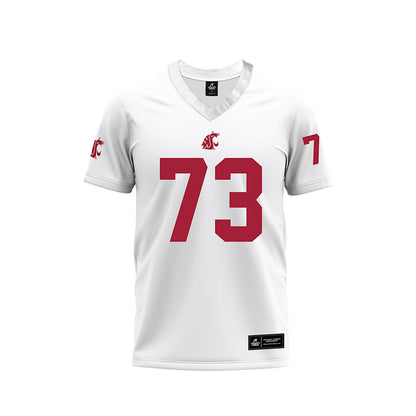 WSU - NCAA Football : AJ Olerich - White Football Jersey-0