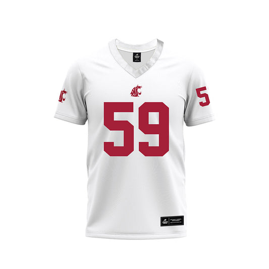 WSU - NCAA Football : Gavin Fugate - White Football Jersey-0