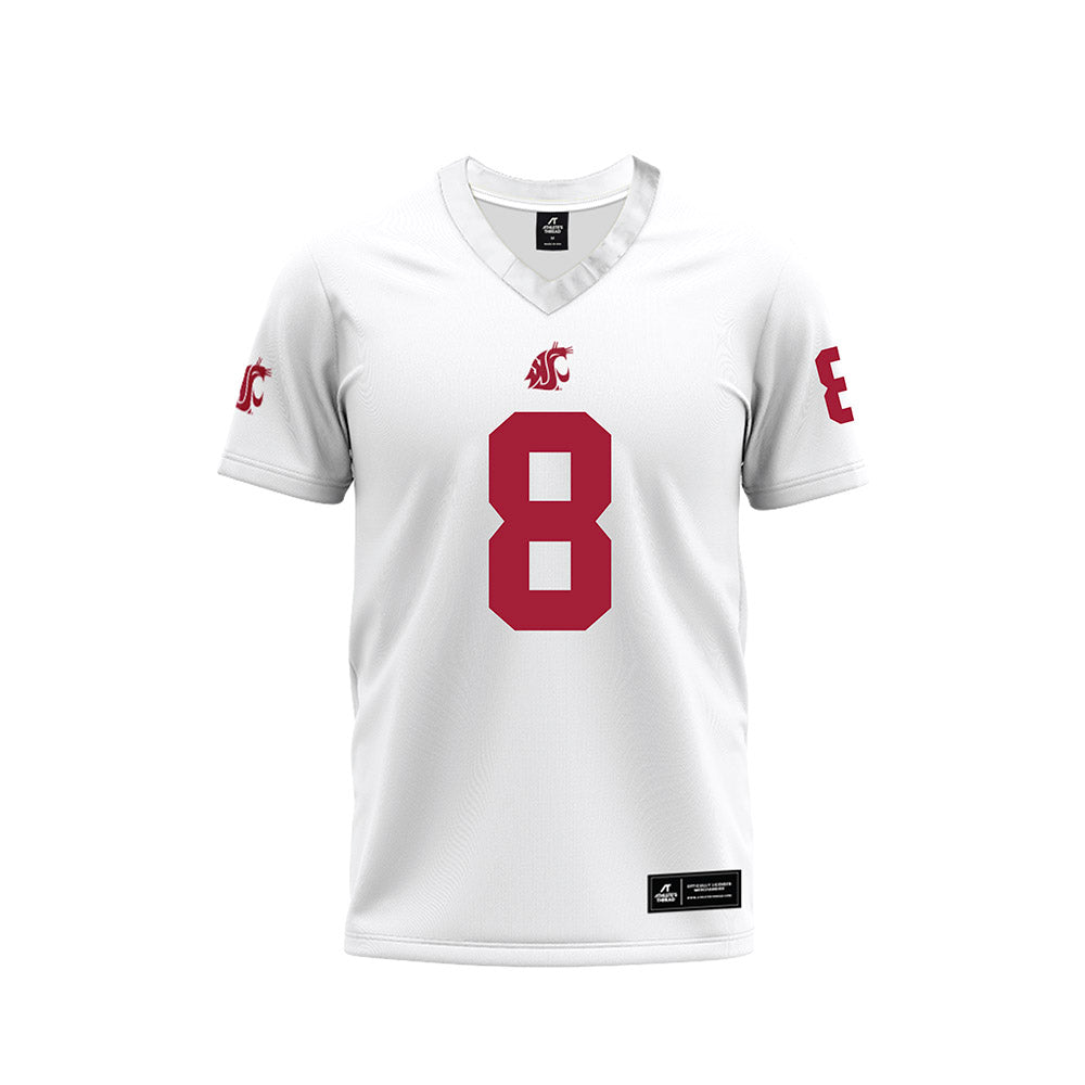 WSU - NCAA Football : Nylan Brown - White Football Jersey-0