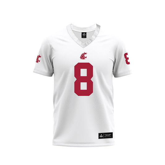 WSU - NCAA Football : Nylan Brown - White Football Jersey-0