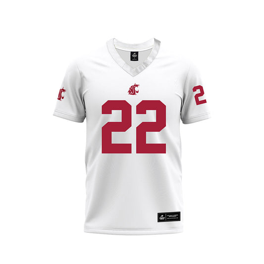 WSU - NCAA Football : Jalil Tucker - White Football Jersey-0