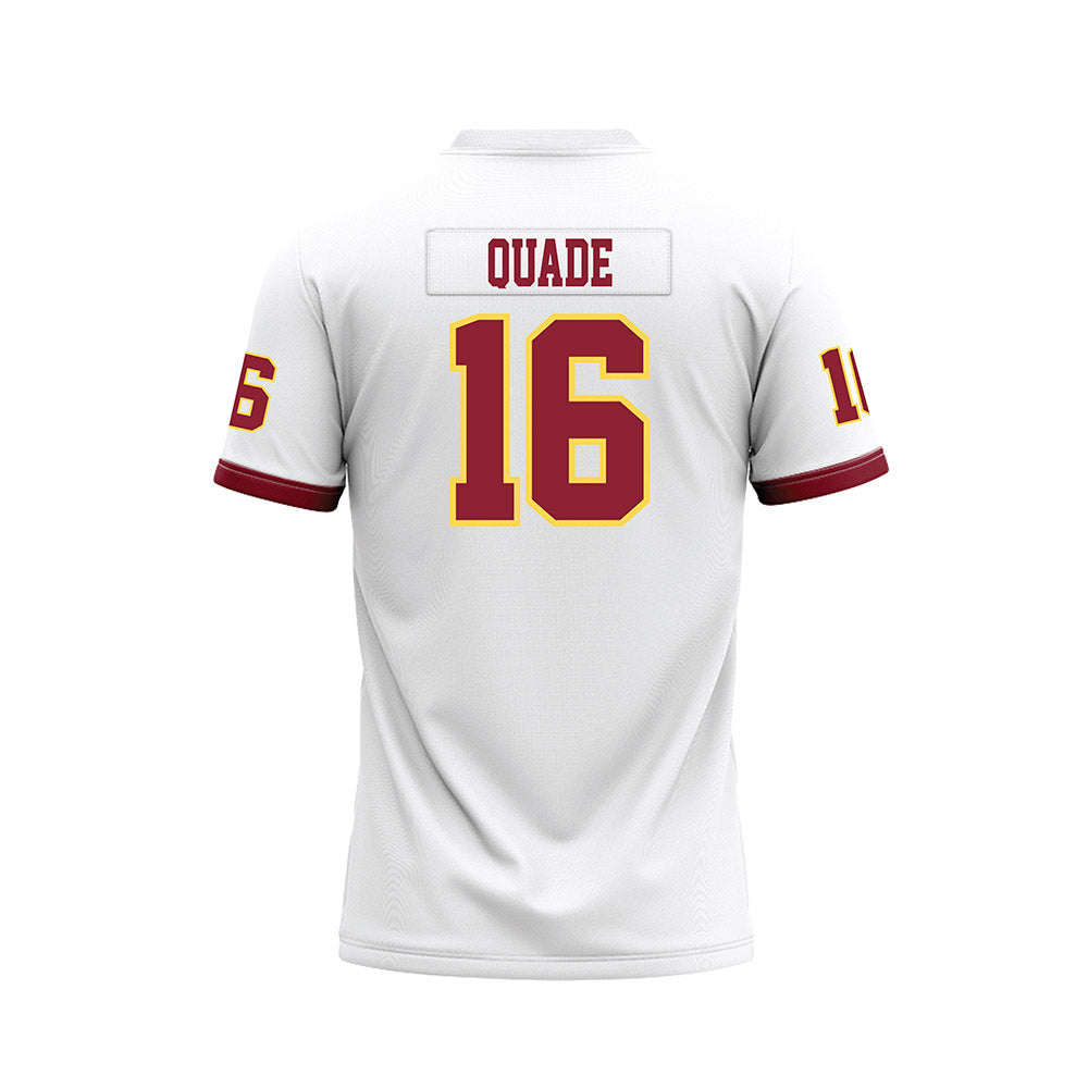 NSU - NCAA Football : Kimani Quade - White Premium Football Jersey-1