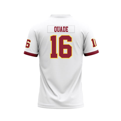 NSU - NCAA Football : Kimani Quade - White Premium Football Jersey-1