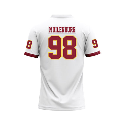 NSU - NCAA Football : Miles Muilenburg - White Premium Football Jersey-1