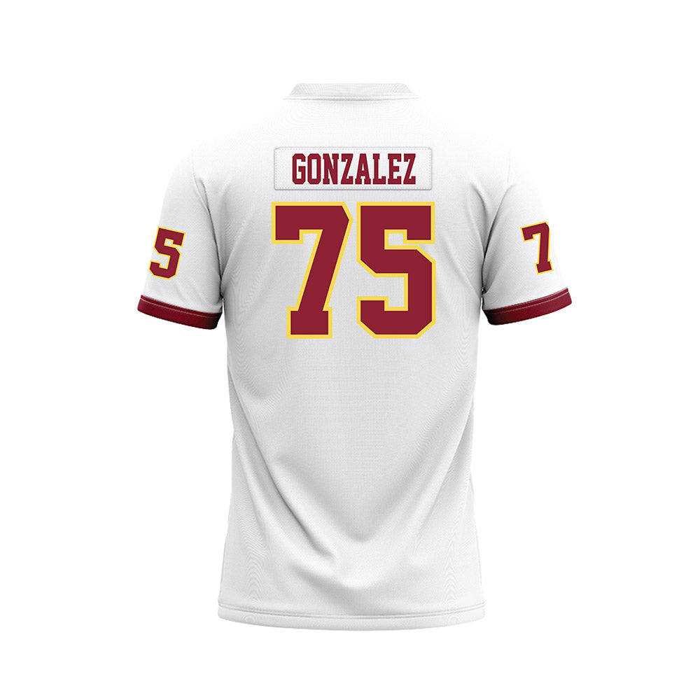 NSU - NCAA Football : Felipe Gonzalez - White Premium Football Jersey-1