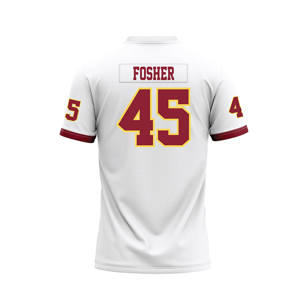 NSU - NCAA Football : Cooper Fosher - White Premium Football Jersey-1