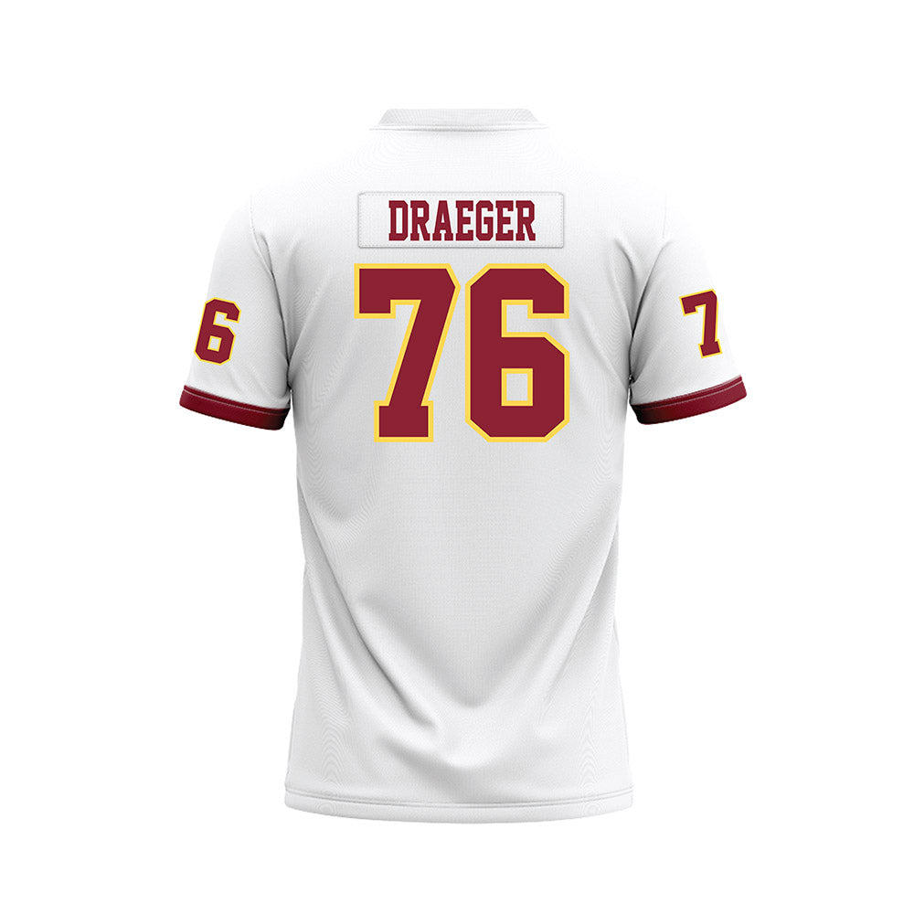 NSU - NCAA Football : Noah Draeger - White Premium Football Jersey-1