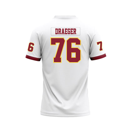 NSU - NCAA Football : Noah Draeger - White Premium Football Jersey-1