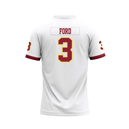 NSU - NCAA Football : Jacob Ford - White Premium Football Jersey-1