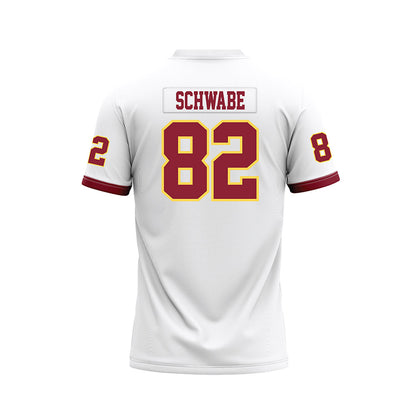 NSU - NCAA Football : Louie Schwabe - White Premium Football Jersey-1
