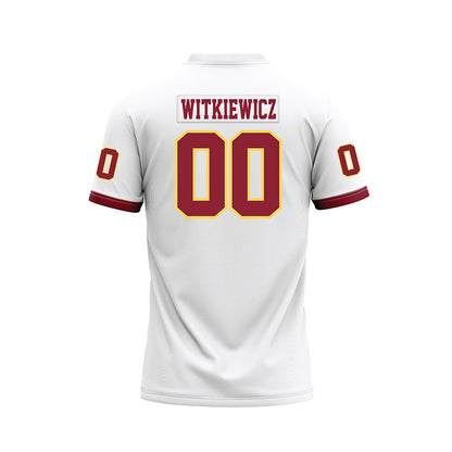 NSU - NCAA Football : Edward Witkiewicz - White Premium Football Jersey-1