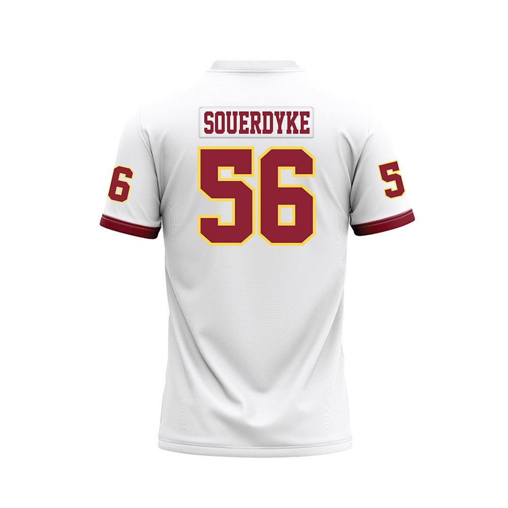 NSU - NCAA Football : Sam Souerdyke - White Premium Football Jersey-1