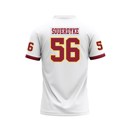 NSU - NCAA Football : Sam Souerdyke - White Premium Football Jersey-1