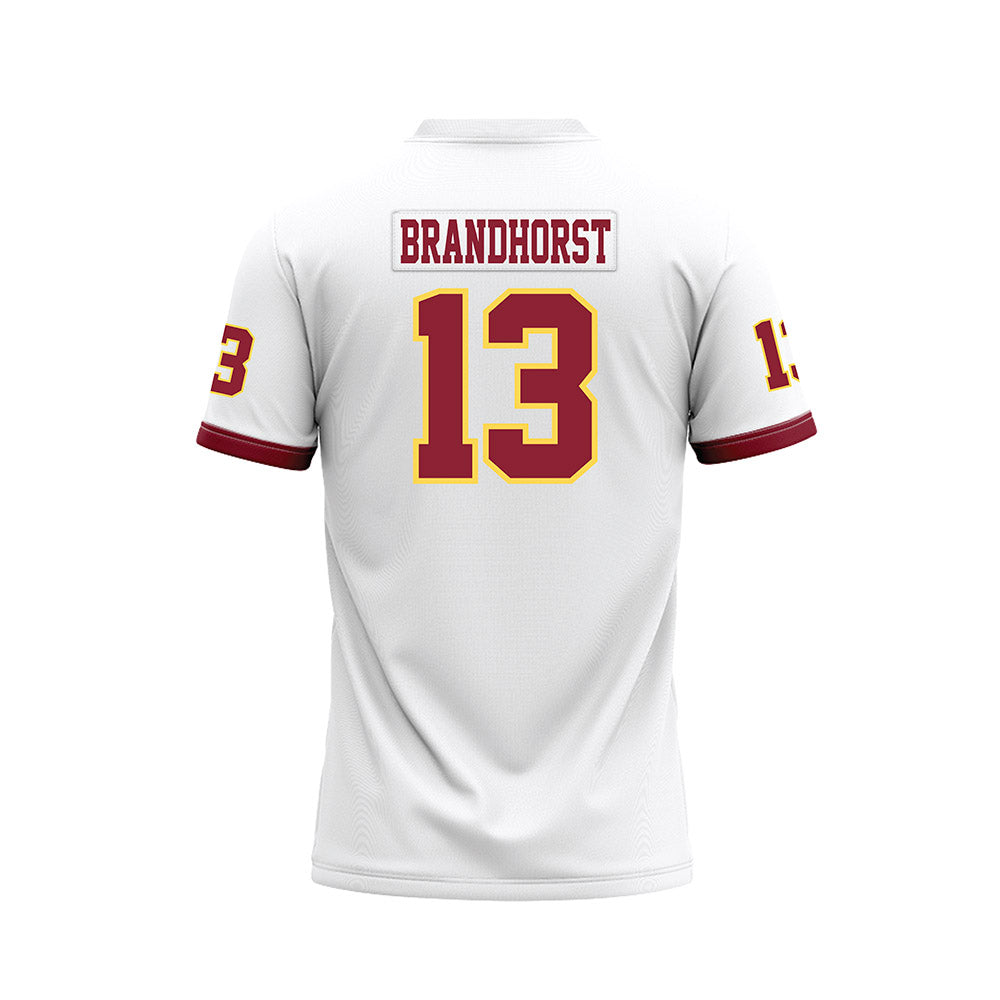 NSU - NCAA Football : Andrew Brandhorst - White Premium Football Jersey-1