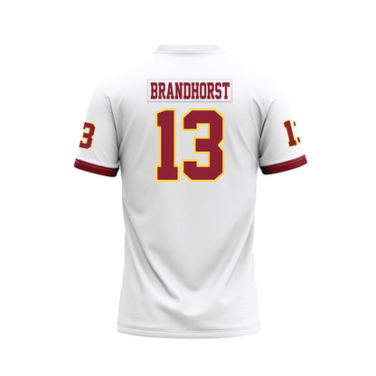 NSU - NCAA Football : Andrew Brandhorst - White Premium Football Jersey-1